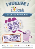 ¡Vuelve la FIESTA DEL CINE a Golem! Ven al cine por sólo 2,90€.