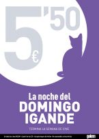 Domingo a la noche por 5.50€