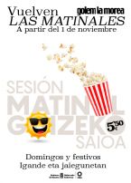 Sesión Matinal los Domingos y festivos a 5.50€ en Golem La Morea.
