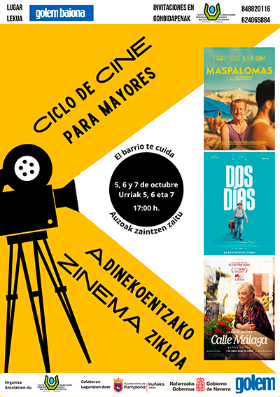 Ciclo de CINE para mayores 2026 | 2026 eko Adinekoentzako ZINEMA zikloa